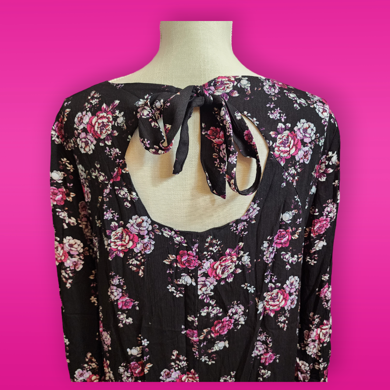 Black Floral Dress