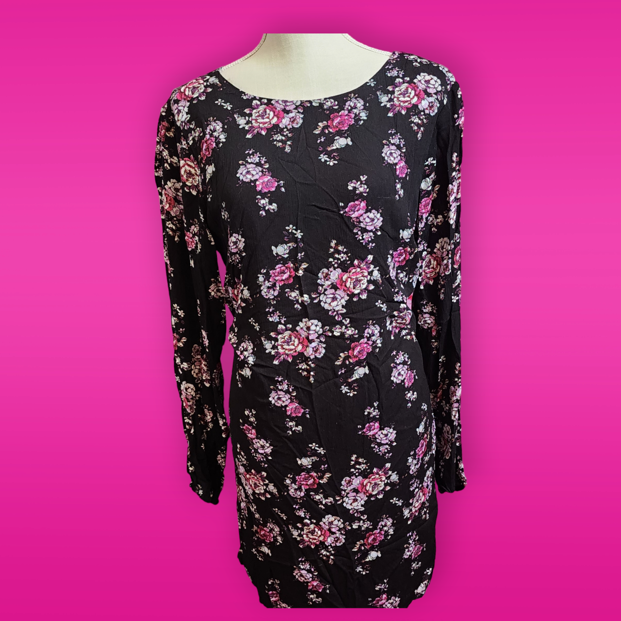 Black Floral Dress