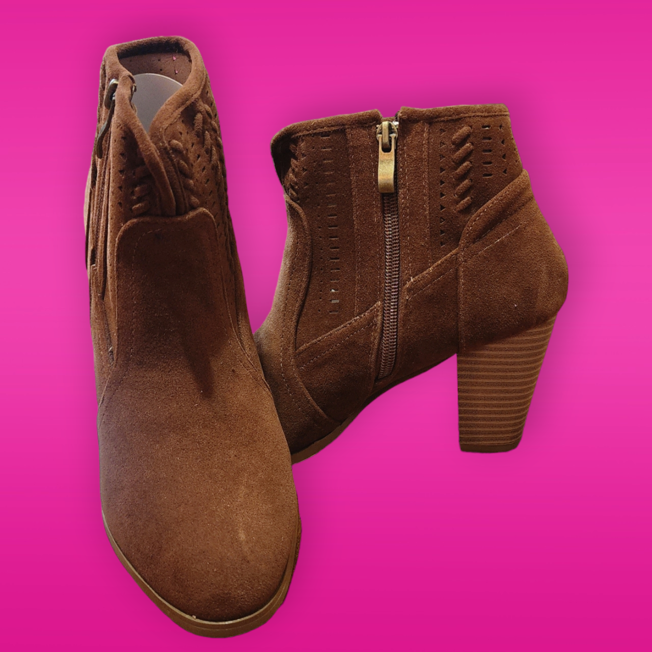 Mocha Western Bootie