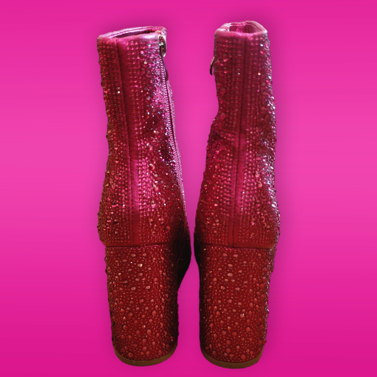 Fuchsia Runway Bootie