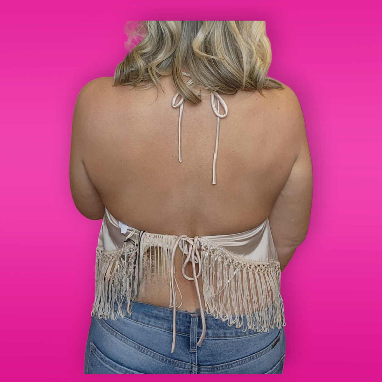 Fray Silk Tank