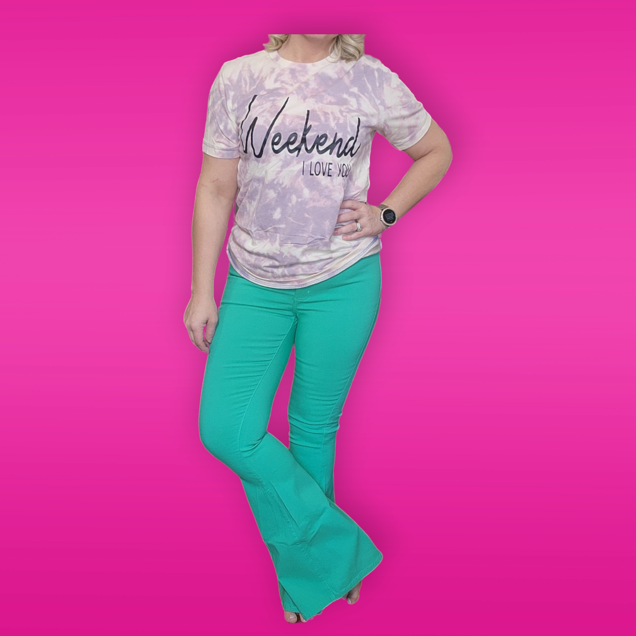 Teal Bellbottoms