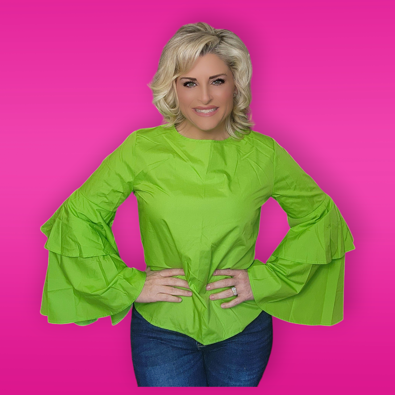 Powerhouse Green Bell Sleeve