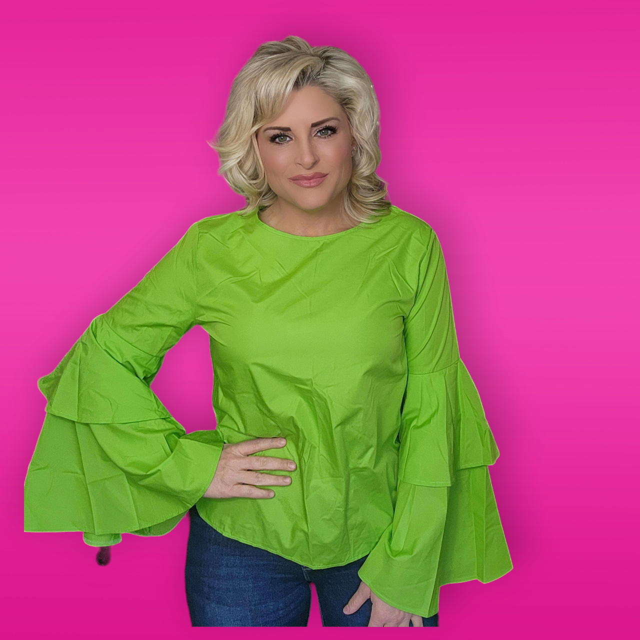 Powerhouse Green Bell Sleeve