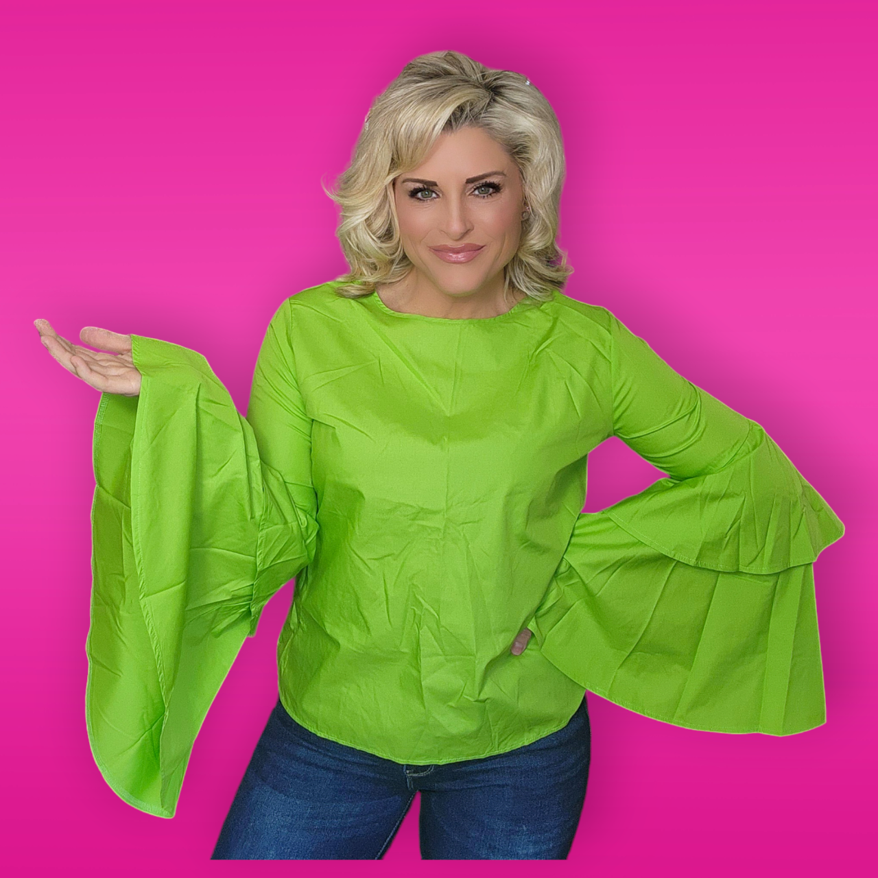 Powerhouse Green Bell Sleeve