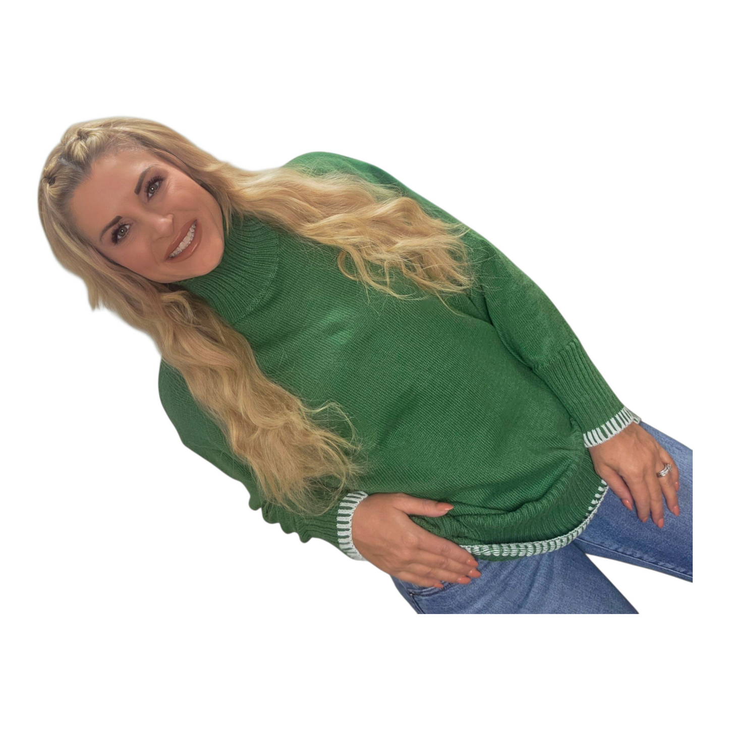 Green Turtleneck