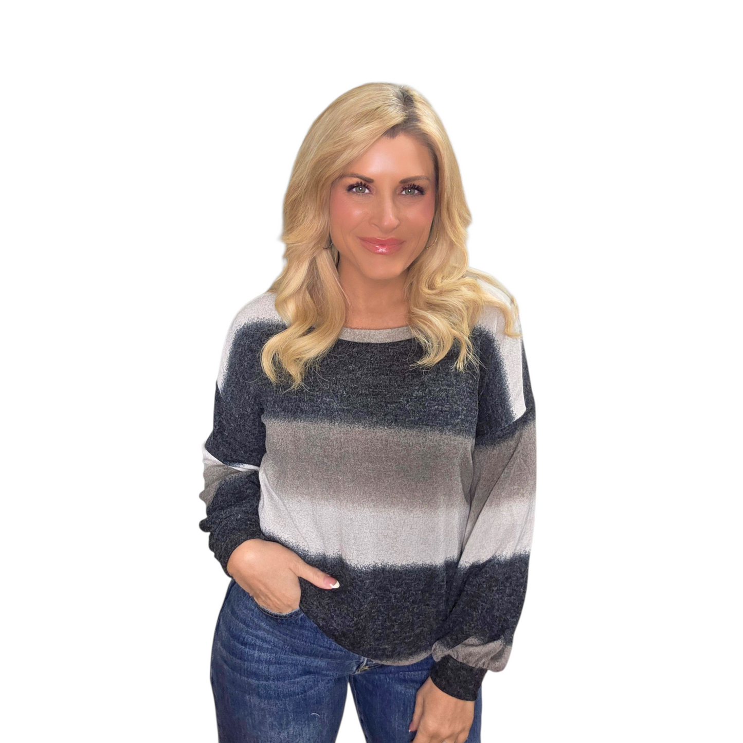 Chocolate Ombre Pullover