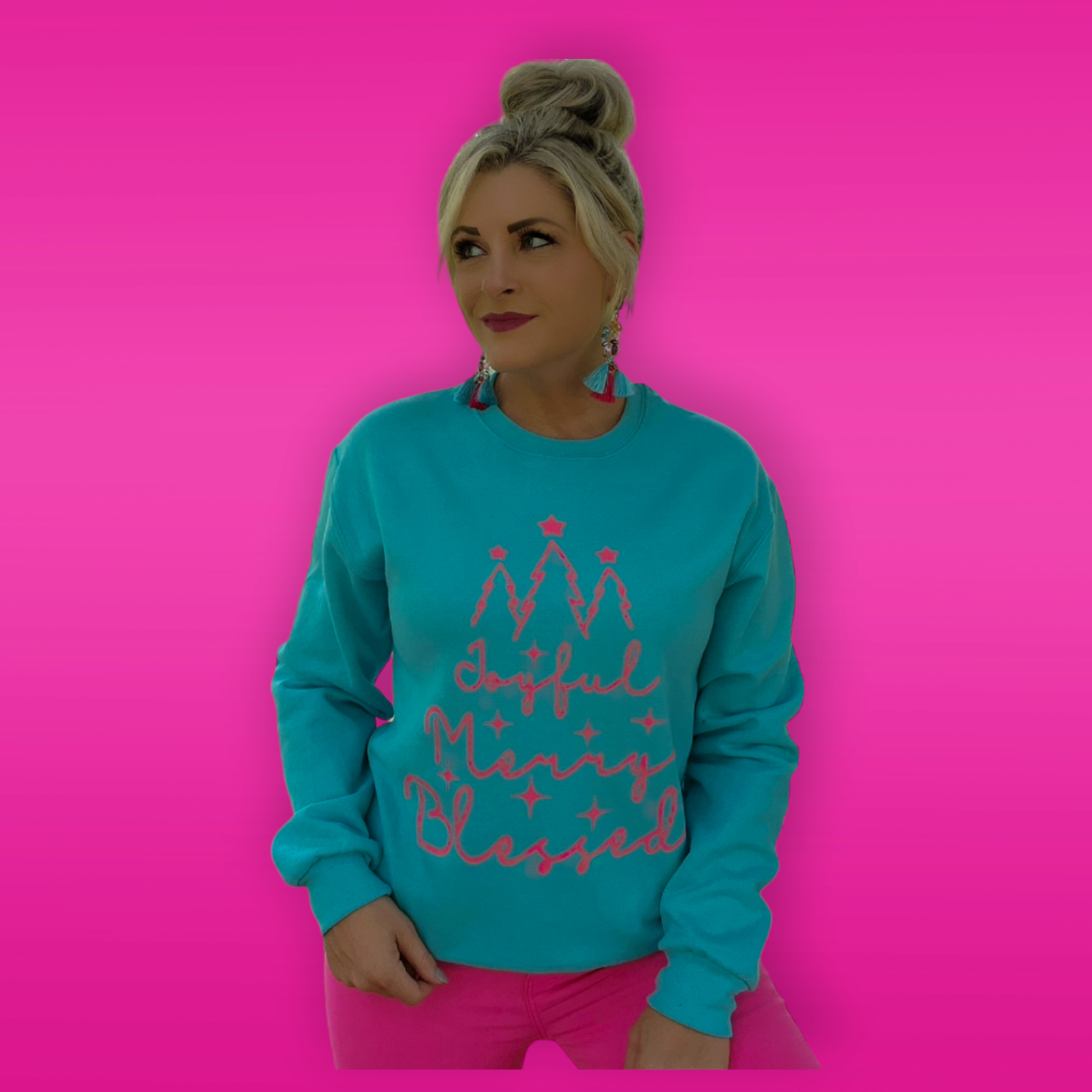 Joyful  Merry  Blessed Sweatshirt