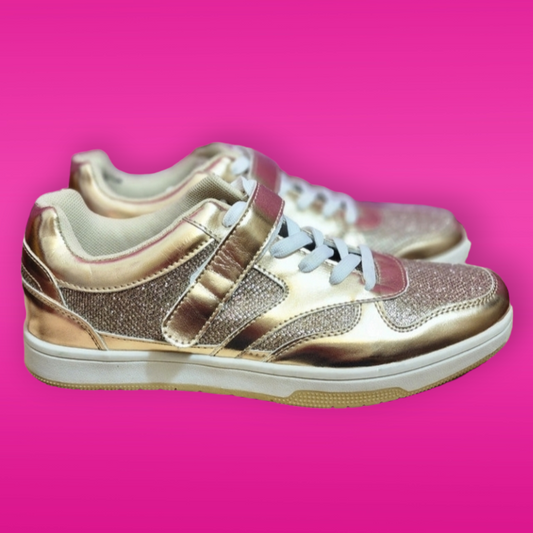 Gold Tennis Shoes