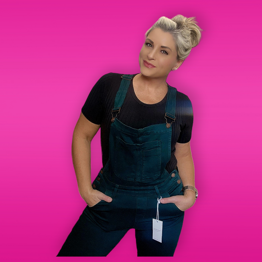 Teal Overalls