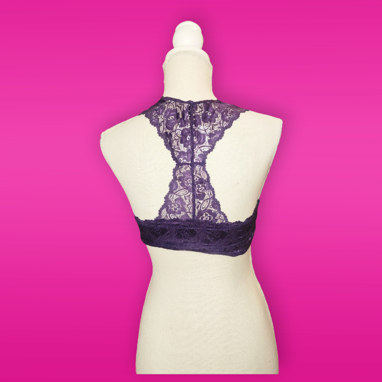 Purple Lace Bralette
