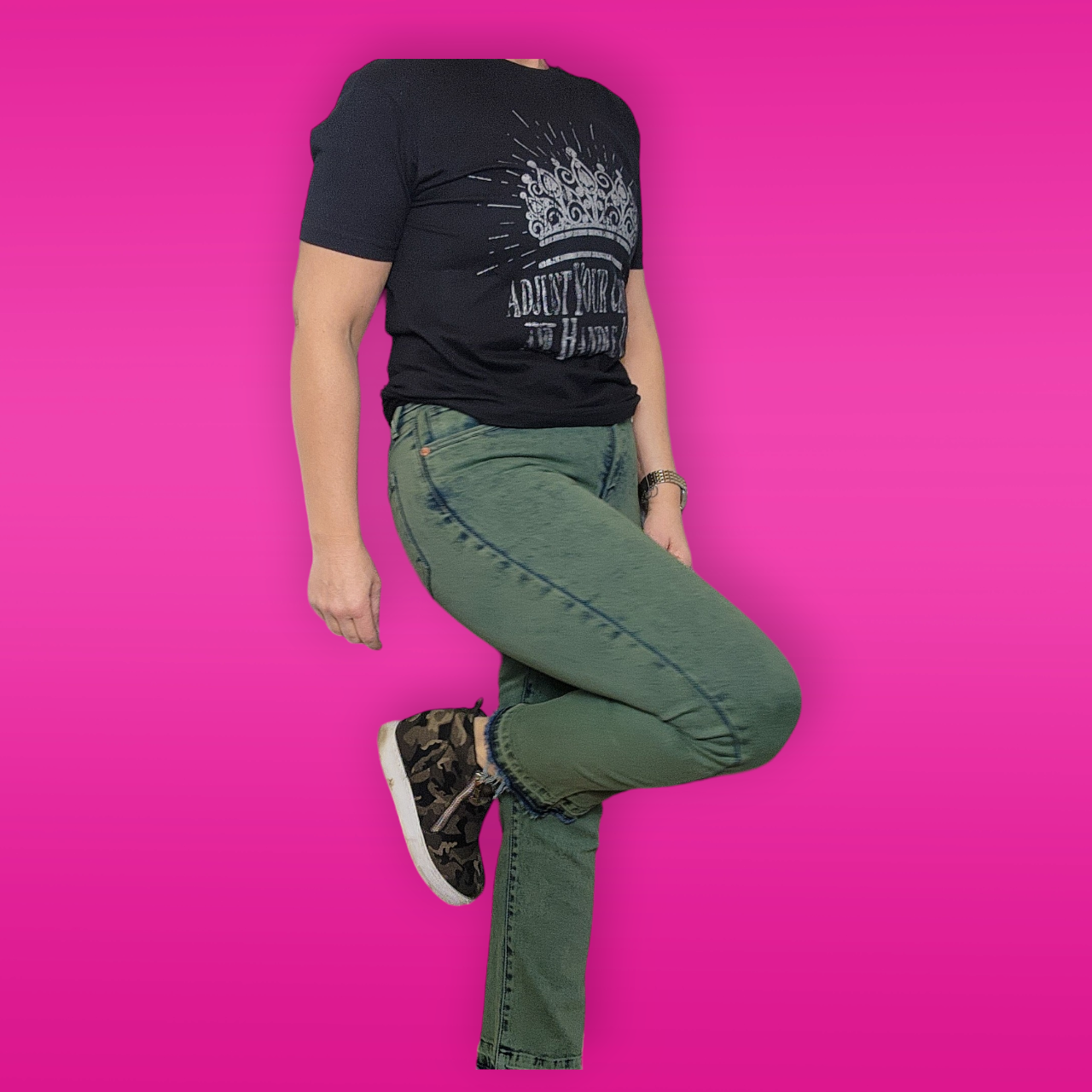 Elena High Rise Straight Jeans