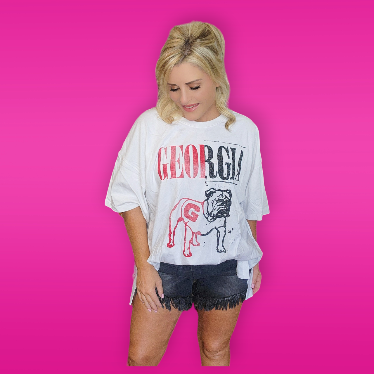 Georgia Split Oversized Tee