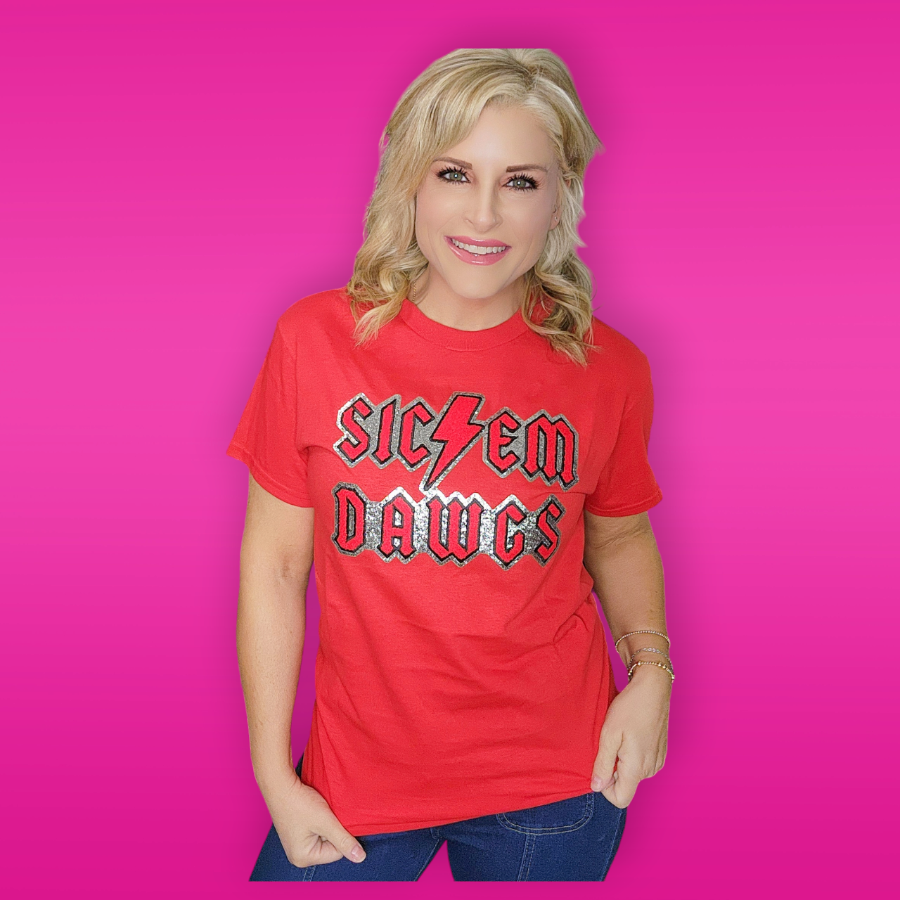 Sic Em Dawgs Patch Tee