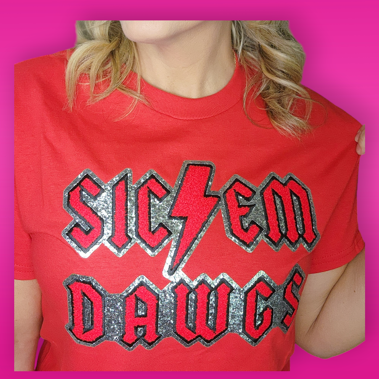 Sic Em Dawgs Patch Tee