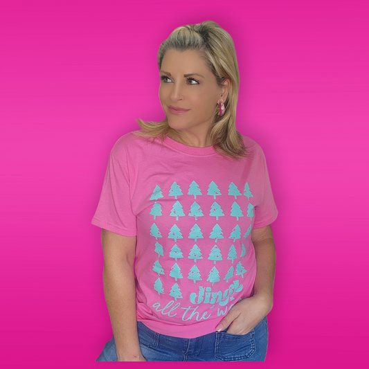 Jingle All The Way (Pink/Teal)