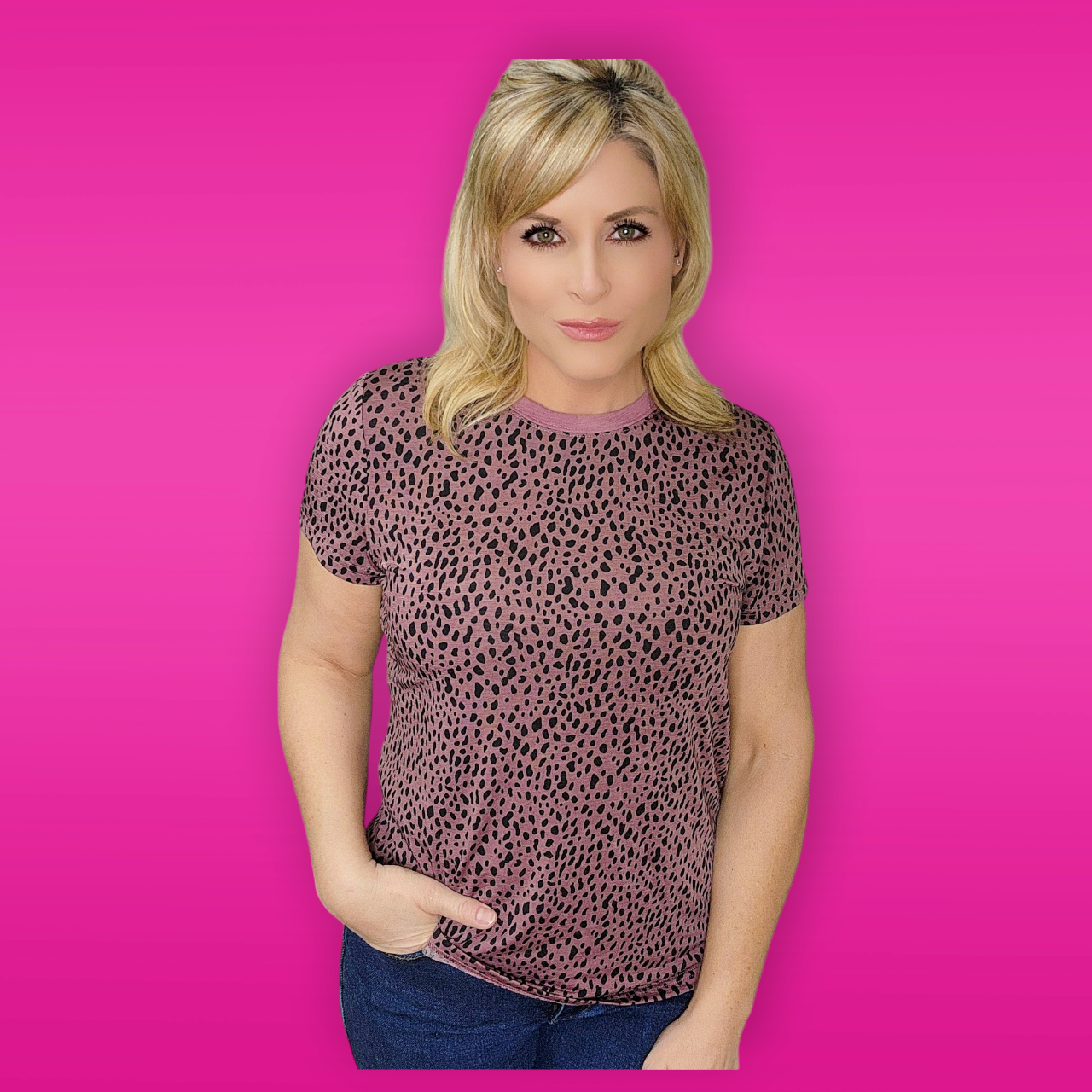 Cheetah Print Top