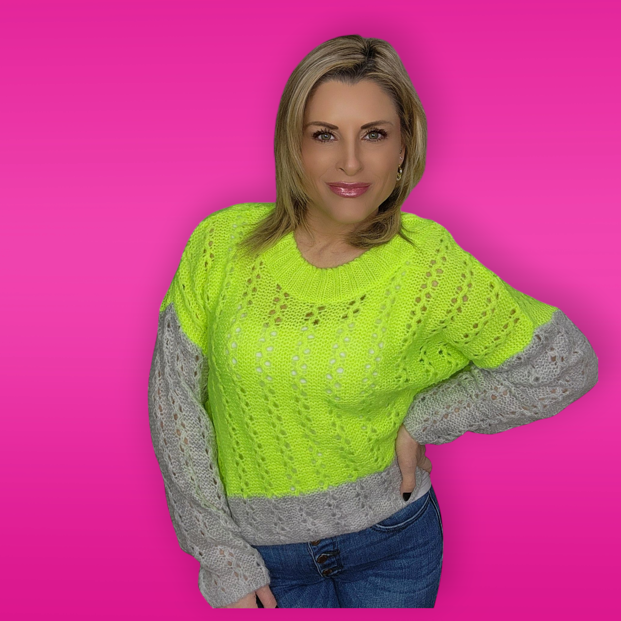 Neon Yellow Sweater
