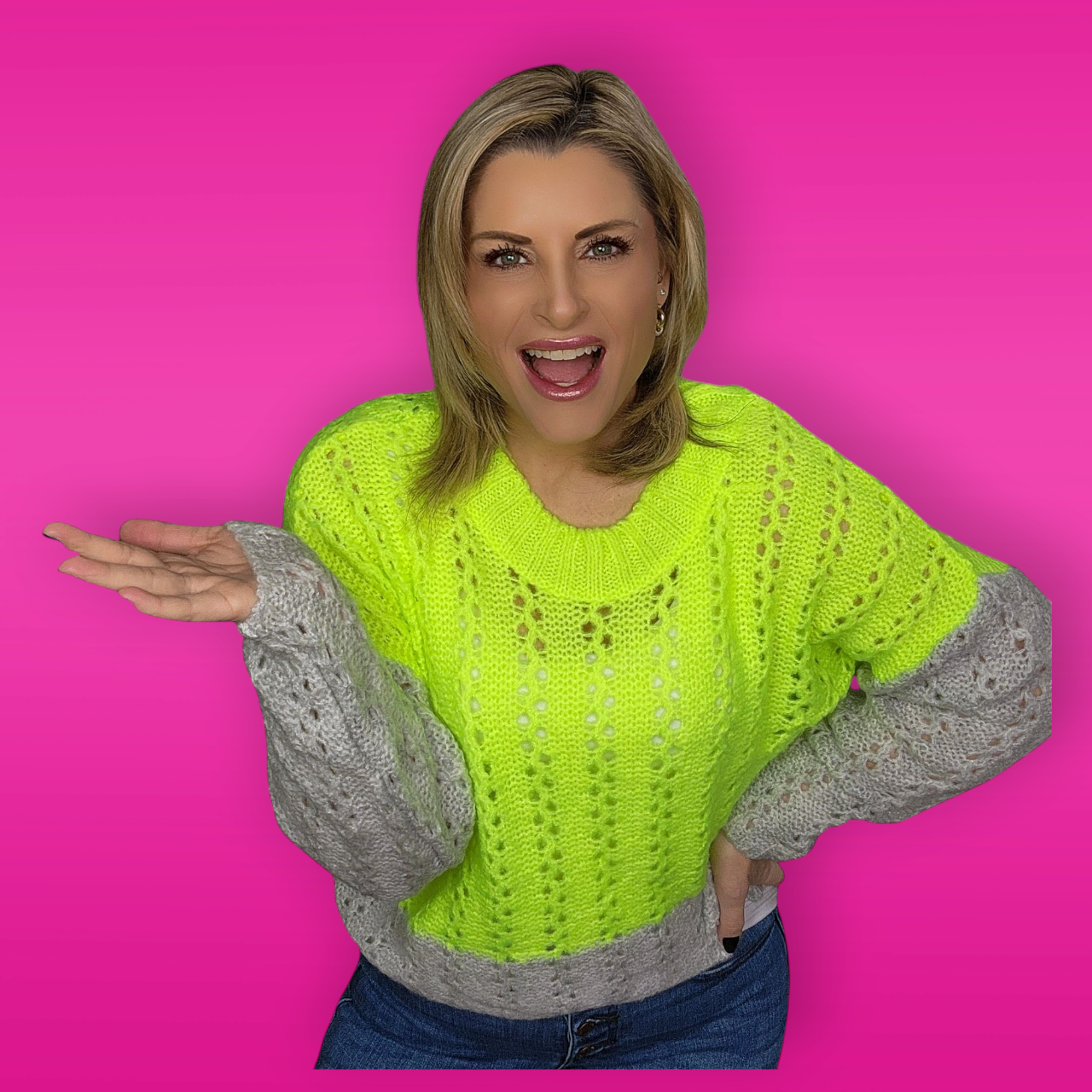 Neon Yellow Sweater