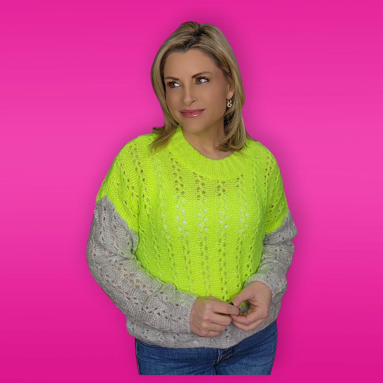 Neon Yellow Sweater