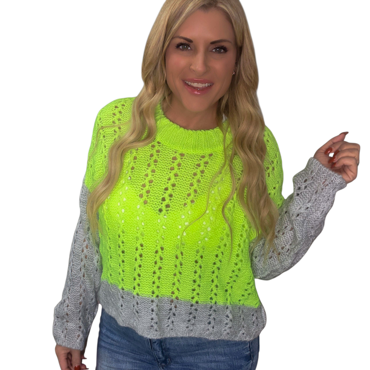 Neon Yellow Sweater