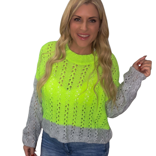 Neon Yellow Sweater