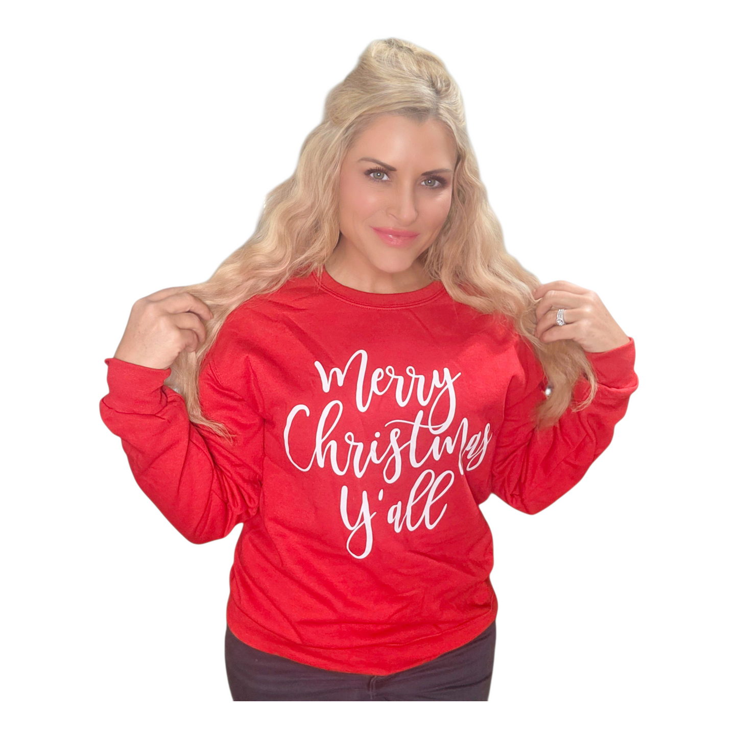 Merry Christmas Y'all Sweatshirt