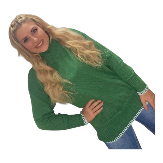 Green Turtleneck