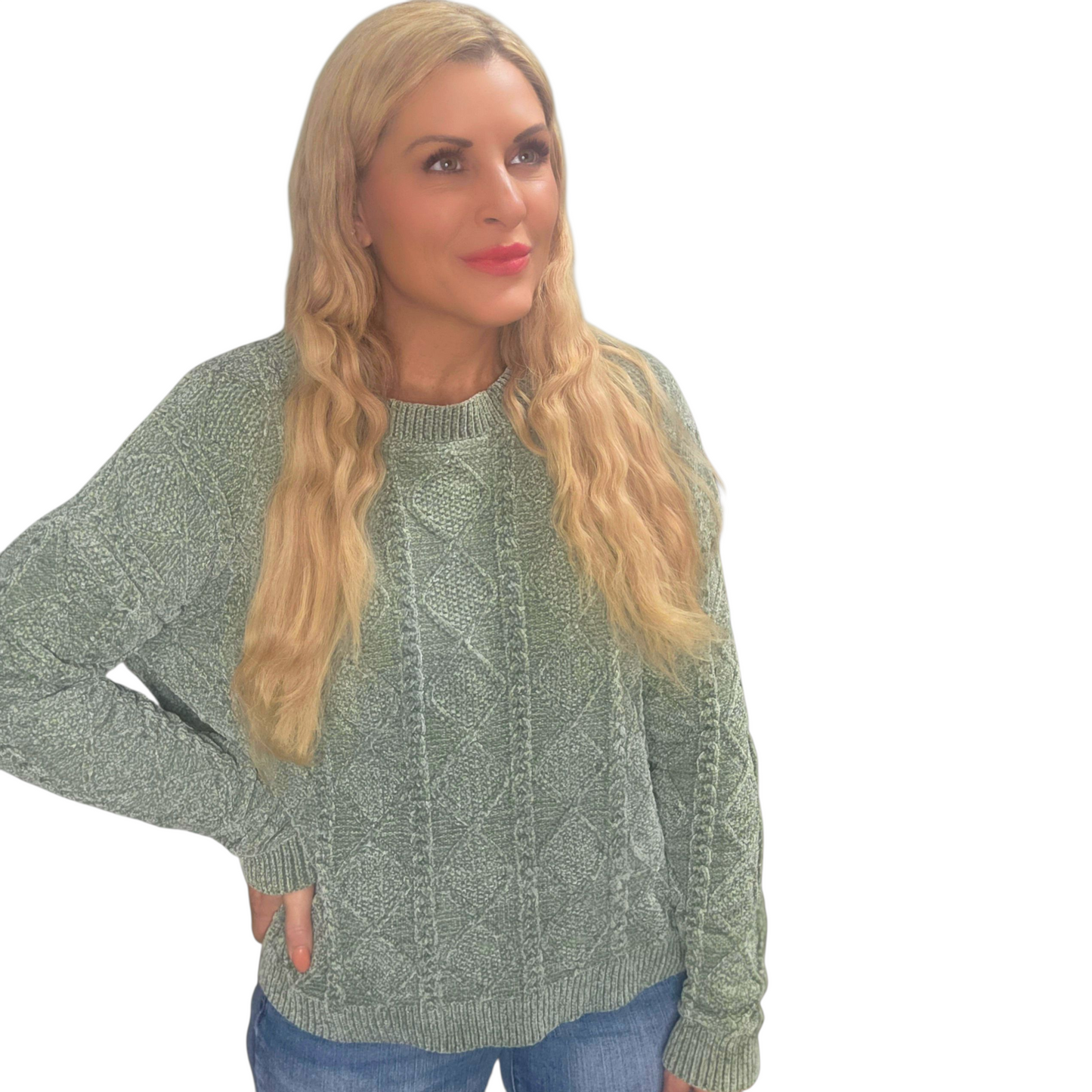 Sage Soft As A Cloud Sweater