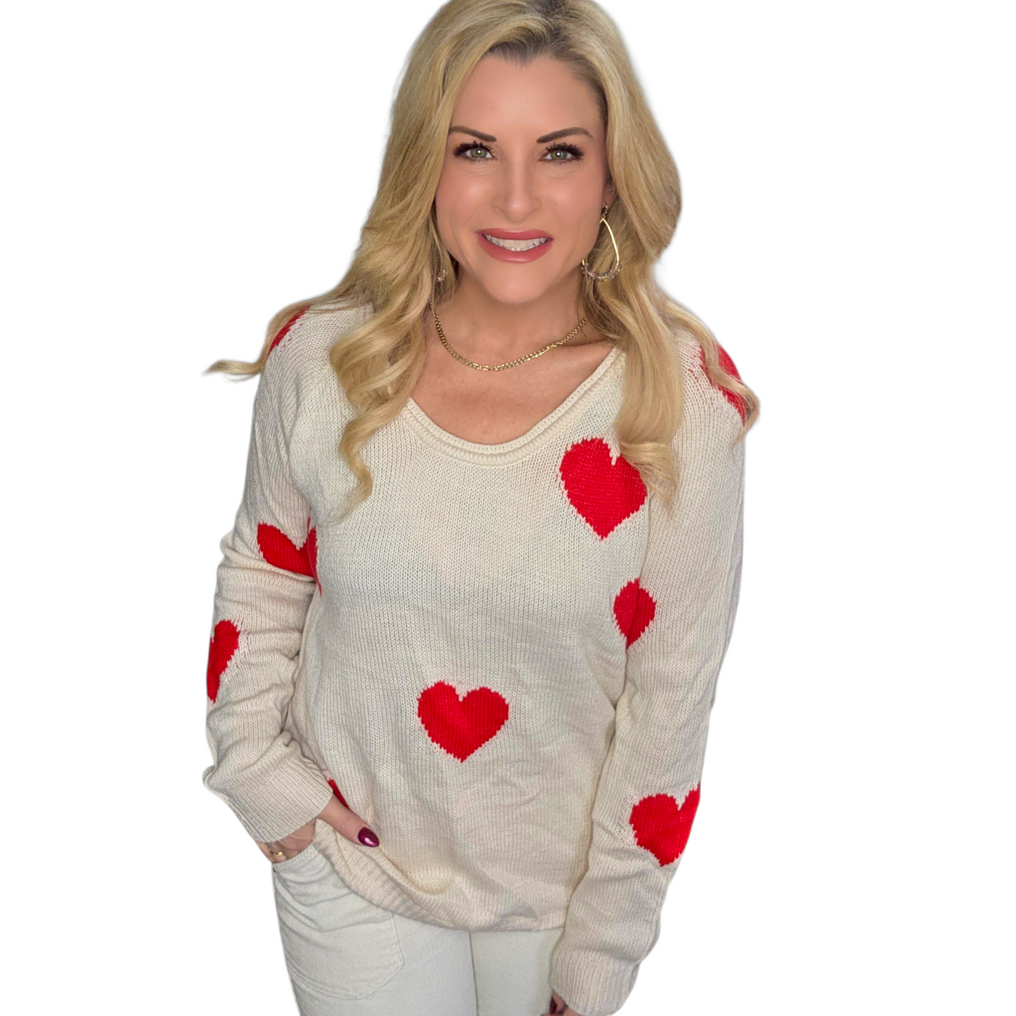 Oversized Heart Sweater