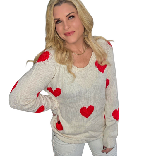 Oversized Heart Sweater
