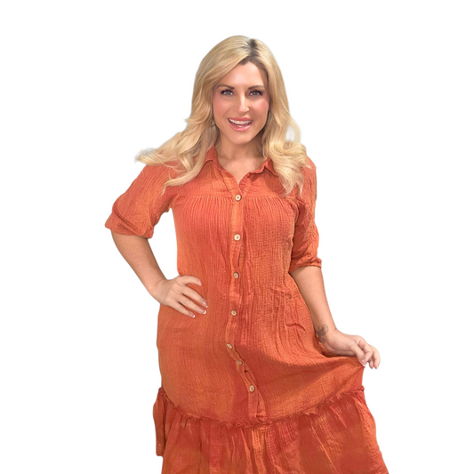 Vintage Overdye Dress