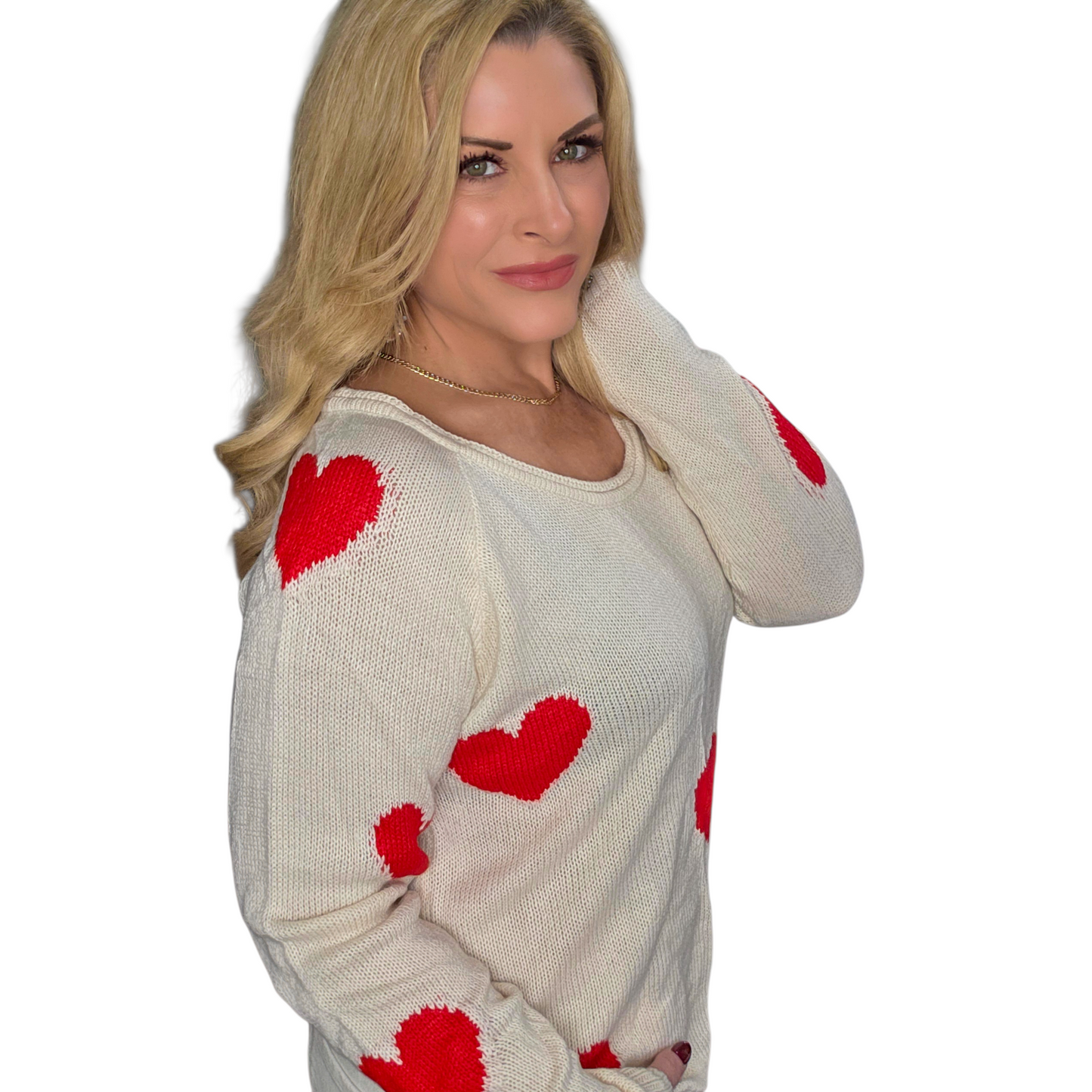 Oversized Heart Sweater