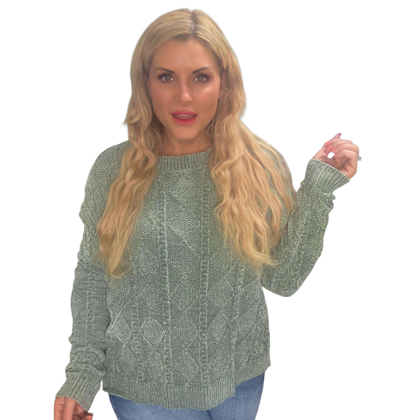 Sage Soft As A Cloud Sweater