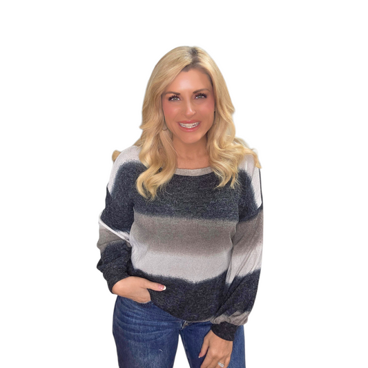 Chocolate Ombre Pullover